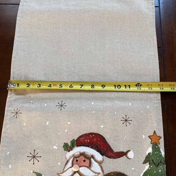 NWOT Santa table runner - Picture 9 of 11